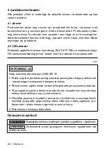 Preview for 42 page of Otto Bock 10A3 Instructions For Use Manual