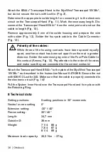 Preview for 16 page of Otto Bock 10V38 Instructions For Use Manual