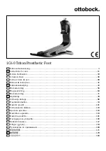 Otto Bock 1C60 Triton Instructions For Use Manual предпросмотр