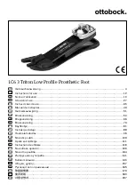 Otto Bock 1C63 Triton Low Profile Instructions For Use Manual preview