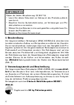 Preview for 4 page of Otto Bock 2R45-34 Instructions For Use Manual