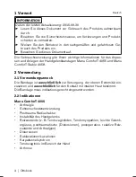 Preview for 4 page of Otto Bock 4055 Manu Comfort Instructions For Use Manual