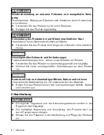 Preview for 6 page of Otto Bock 4055 Manu Comfort Instructions For Use Manual