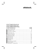 Otto Bock 4084 Thumboform short Instructions For Use Manual предпросмотр