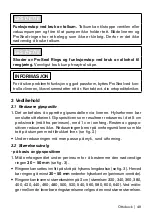 Preview for 49 page of Otto Bock 452A1 Series Instructions For Use Manual