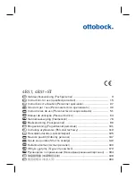 Otto Bock 4R57 Instructions For Use Manual preview