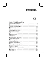 Otto Bock 50A3-7 Epi Forsa Plus Instructions For Use Manual предпросмотр