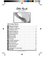 Preview for 1 page of Otto Bock 50P13 Manu Sensa Instructions For Use Manual