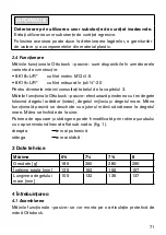 Preview for 71 page of Otto Bock 8K18 Instructions For Use Manual