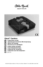 Preview for 1 page of Otto Bock Cloud Cushion Instructions For Use Manual