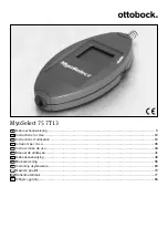 Otto Bock MyoSelect 757T13 Instructions For Use Manual preview