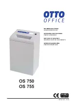 Otto Office OS 750 Operating Instructions Manual preview