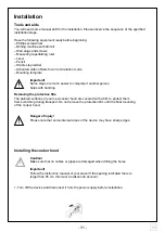 Предварительный просмотр 31 страницы Otto 1028763 Installation Instruction