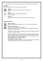 Предварительный просмотр 27 страницы Otto 3503C1A Installation Instruction