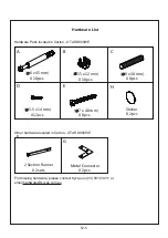 Предварительный просмотр 5 страницы Otto ARDEN OTARD800WE Assembly Instructions Manual