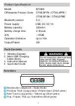 Preview for 2 page of Otto BT3968 Instruction Manual