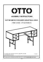 Предварительный просмотр 1 страницы Otto GOTHENBERG OTGOTHEN14 Assembly Instructions Manual