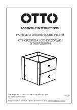 Preview for 1 page of Otto HORSEN OTHOR2DROA Assembly Instructions Manual