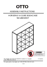 Предварительный просмотр 1 страницы Otto HORSENS 16CUBEWEKT Assembly Instructions Manual