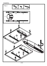 Preview for 5 page of Otto HORSENS 2 DRAWER LATERAL FILING CABINET OTHOR2CBWE Assembly Instructions Manual