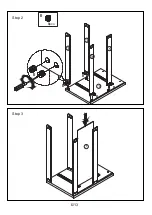 Предварительный просмотр 6 страницы Otto HORSENS 2 DRAWER LATERAL FILING CABINET OTHOR2CBWE Assembly Instructions Manual