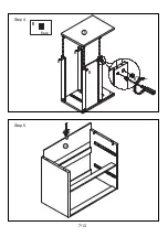 Предварительный просмотр 7 страницы Otto HORSENS 2 DRAWER LATERAL FILING CABINET OTHOR2CBWE Assembly Instructions Manual