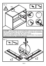 Preview for 10 page of Otto HORSENS 2 DRAWER LATERAL FILING CABINET OTHOR2CBWE Assembly Instructions Manual