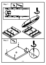 Preview for 4 page of Otto HORSENS 3 DRAWER PEDESTAL OTHOR3DWE Assembly Instructions Manual