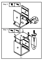 Предварительный просмотр 5 страницы Otto HORSENS 3 DRAWER PEDESTAL OTHOR3DWE Assembly Instructions Manual