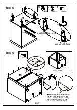 Preview for 6 page of Otto HORSENS 3 DRAWER PEDESTAL OTHOR3DWE Assembly Instructions Manual