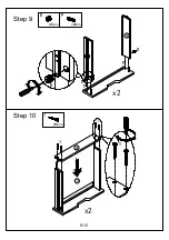 Preview for 8 page of Otto HORSENS 3 DRAWER PEDESTAL OTHOR3DWE Assembly Instructions Manual