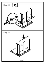 Предварительный просмотр 10 страницы Otto HORSENS 3 DRAWER PEDESTAL OTHOR3DWE Assembly Instructions Manual