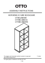 Otto HORSENS OTH8CUBEOA Assembly Instructions Manual предпросмотр