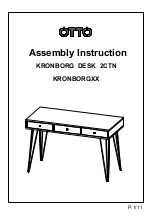 Otto KRONBORG 2CTN Assembly Instruction Manual предпросмотр