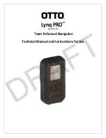 Otto Lynq PRO OTTOVL01 Technical Manual And Instructions For Use preview