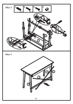 Предварительный просмотр 5 страницы Otto MERLOT SINGLE DRAWER DESК OTMERLOTOA Assembly Instructions Manual