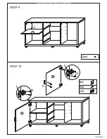 Предварительный просмотр 10 страницы Otto OSLO CREDENZA Assembly Instruction Manual