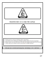 Preview for 2 page of Otto OSLO OTOSLHBLBK Assembly Instructions Manual