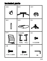 Предварительный просмотр 3 страницы Otto OSLO OTOSLHBLBK Assembly Instructions Manual