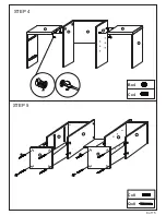 Предварительный просмотр 8 страницы Otto OSLO TWIN CABINET DESK Assembly Instructions Manual