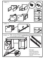 Предварительный просмотр 11 страницы Otto OSLO TWIN CABINET DESK Assembly Instructions Manual