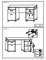 Предварительный просмотр 12 страницы Otto OSLO TWIN CABINET DESK Assembly Instructions Manual