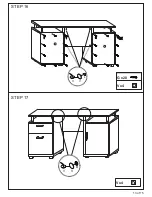 Предварительный просмотр 13 страницы Otto OSLO TWIN CABINET DESK Assembly Instructions Manual