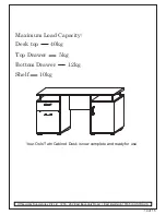 Предварительный просмотр 14 страницы Otto OSLO TWIN CABINET DESK Assembly Instructions Manual