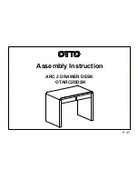 Предварительный просмотр 1 страницы Otto OTARC2DDSK Assembly Instruction Manual