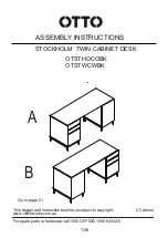 Предварительный просмотр 1 страницы Otto OTSTHOCOBK Assembly Instructions Manual