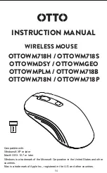 Otto OTTOWM718H Instruction Manual preview