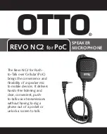 Preview for 1 page of Otto REVO NC2 Quick Start Manual