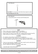 Предварительный просмотр 3 страницы Otto STOCKH8COB Assembly Instructions Manual