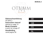 Предварительный просмотр 1 страницы Otumm 02183 Instruction Manual